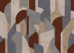 Modern Forms wall mural by Rebel Walls in Blue, flat swatch