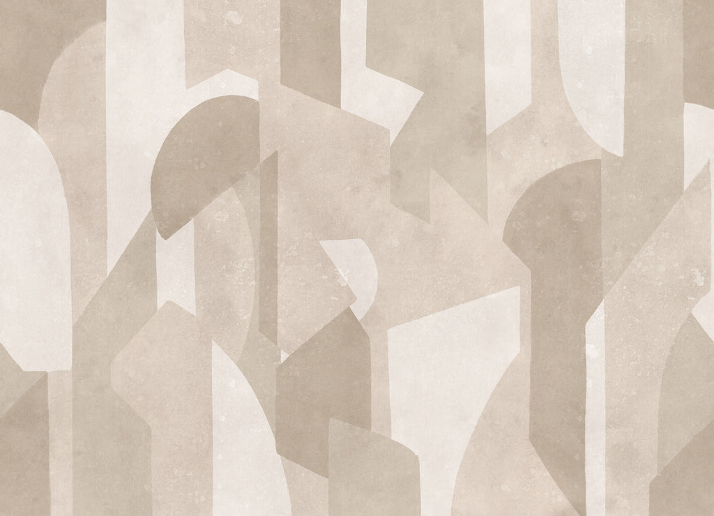 Modern Forms wall mural by Rebel Walls in Beige, flat swatch