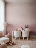 Gradient wall mural by Rebel Walls in Pink, styled room