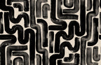Drape Brush wall mural by Rebel Walls in Black, flat swatch
