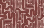 Drape Brush wall mural by Rebel Walls in Red, flat swatch