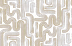 Drape Brush wall mural by Rebel Walls in Beige, flat swatch