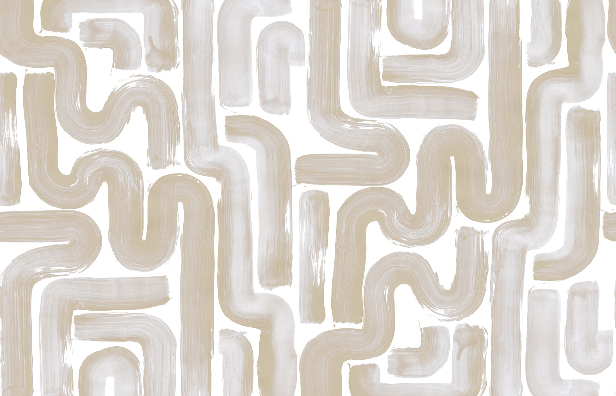 Drape Brush wall mural by Rebel Walls in Beige, flat swatch
