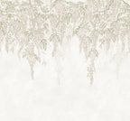 Whispers Wisteria wall mural by Rebel Walls in Beige, flat swatch