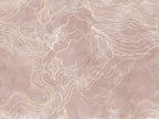 Opulence Storm wall mural by Rebel Walls in Pink, flat swatch