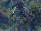 Opulence Storm wall mural by Rebel Walls in Navy, flat swatch