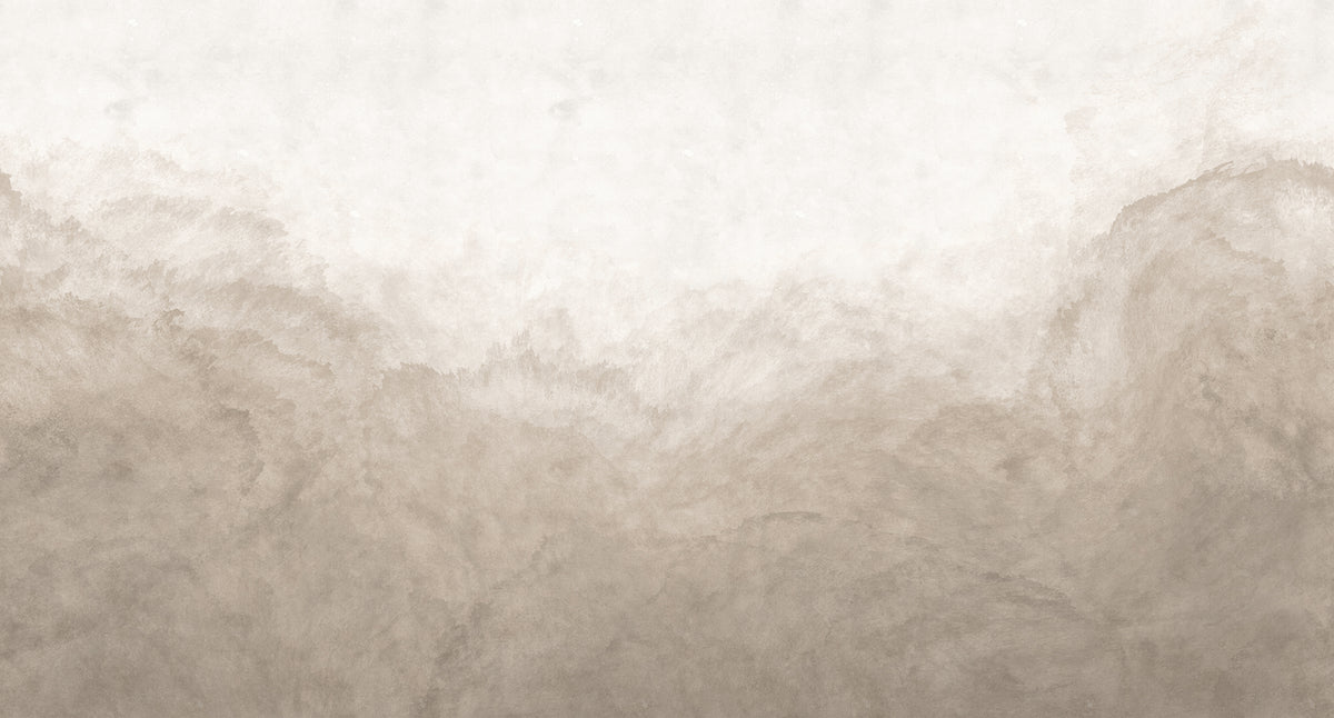 Abstract Watercolor wall mural by Rebel Walls in Beige, flat swatch