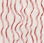 Ribbon Stripe wall mural by Rebel Walls in Red, flat swatch