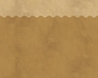 Wave Border wall mural by Rebel Walls in Yellow, flat swatch