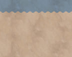 Wave Border wall mural by Rebel Walls in Blue, flat swatch