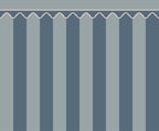 Stripe Chateau wall mural by Rebel Walls in Blue, flat swatch