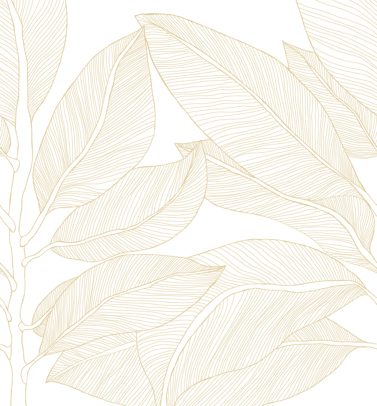 Ruby Lines wall mural by Rebel Walls in Cream, flat swatch