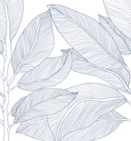 Ruby Lines wall mural by Rebel Walls in Light Blue, flat swatch
