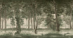 Lovers Forest wall mural by Rebel Walls in Green, flat swatch – flat swatch showing the repeat, view 2