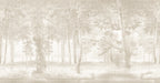 Lovers Forest wall mural by Rebel Walls in Beige, flat swatch
