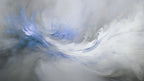 Aqua Flow wall mural by Rebel Walls in Blue, flat swatch
