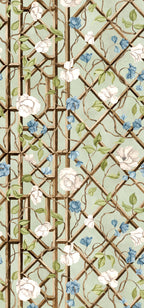 Garden of Secrets wall mural by Rebel Walls in Green, flat swatch