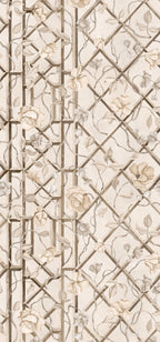 Garden of Secrets wall mural by Rebel Walls in Beige, flat swatch