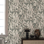 Talk about Cockatoos wallpaper by Langelid/von Bromssen - animals design in Green