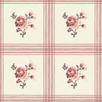 Rose wallpaper by Langelid/von Bromssen - floral design in Pink