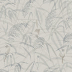 Anna wallpaper by Sandberg, soft watercolour reeds and birds in cool dove grey, flat swatch
