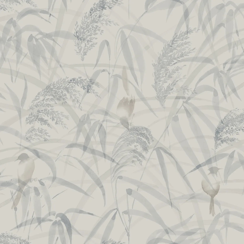 Anna Misty Blue wallpaper by Sandberg – botanical design
