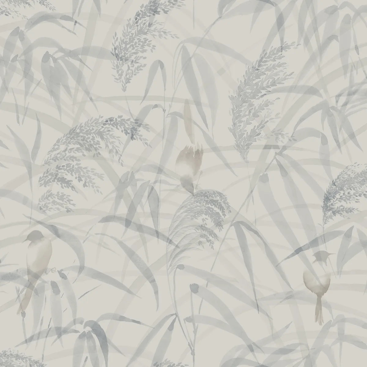 Anna Misty Blue wallpaper by Sandberg – botanical design