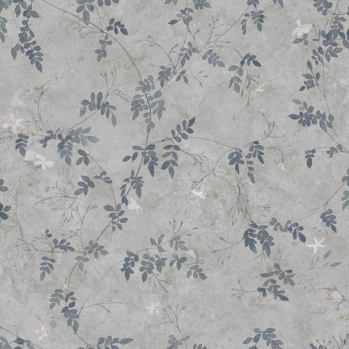 Irene Indigo Blue wallpaper by Sandberg – botanical design