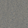 Sara wallpaper by Sandberg in grey, flat swatch of trailing eucalyptus foliage with pale berries on a soft mushroom-grey