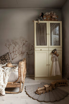 Julia wall mural by Sandberg – floral design, Pink – Blush – styled in a room setting
