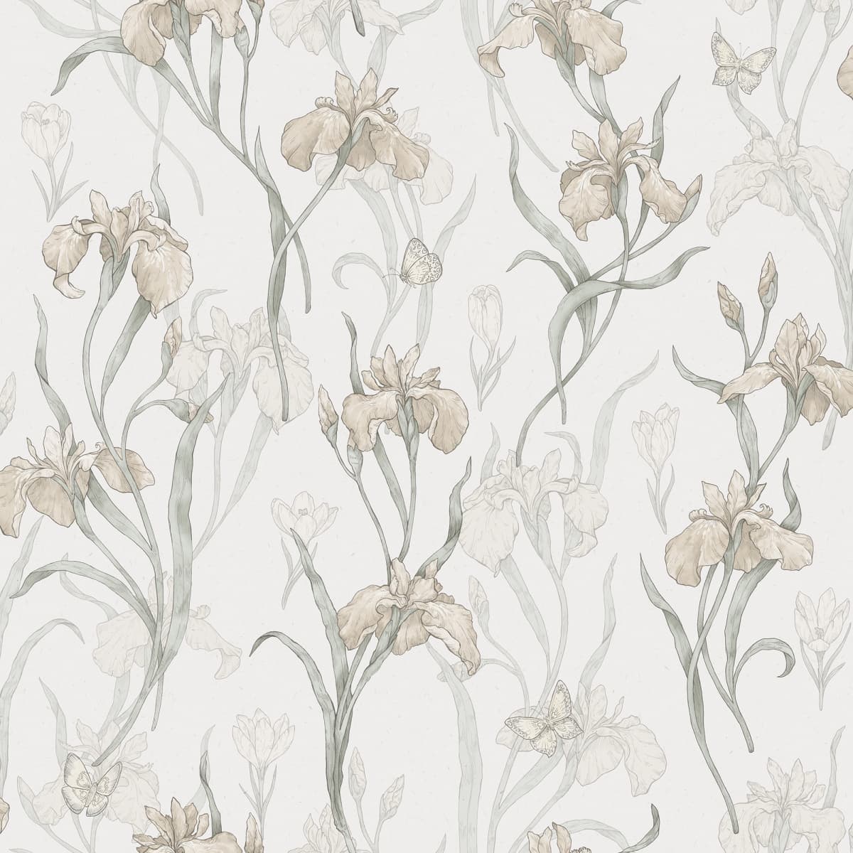 Iris Powder Pink wallpaper by Sandberg – geometric design