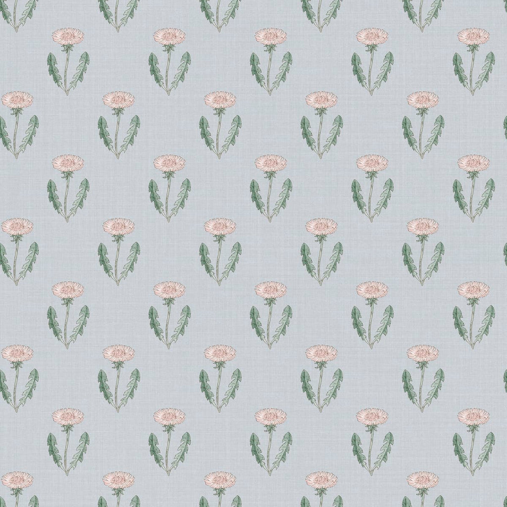 Maskrosen Soft Blue wallpaper by Sandberg – geometric design