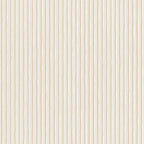 Brita Stripe wallpaper by Sandberg in sand-yellow, close-up swatch of soft hand-painted vertical stripes on white