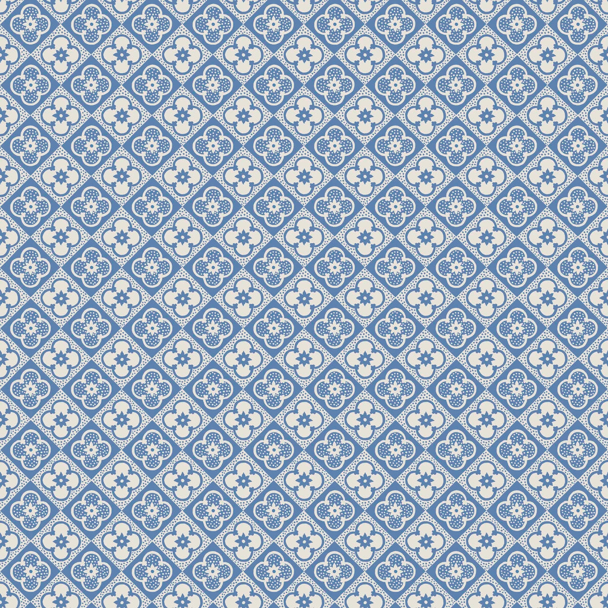 Lyckan Sapphire wallpaper by Sandberg – geometric design