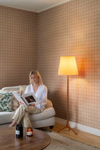 Lyckan wallpaper by Sandberg in a room setting