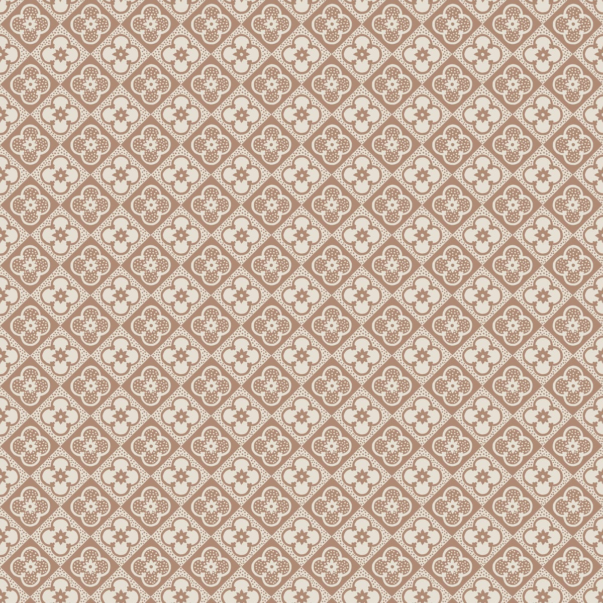Lyckan Copper wallpaper by Sandberg – geometric design