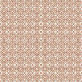 Lyckan wallpaper by Sandberg, small terracotta quatrefoil tile motif on cream, flat swatch