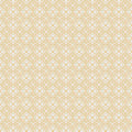 Lyckan wallpaper by Sandberg, soft yellow quatrefoil tile motif on cream, flat swatch