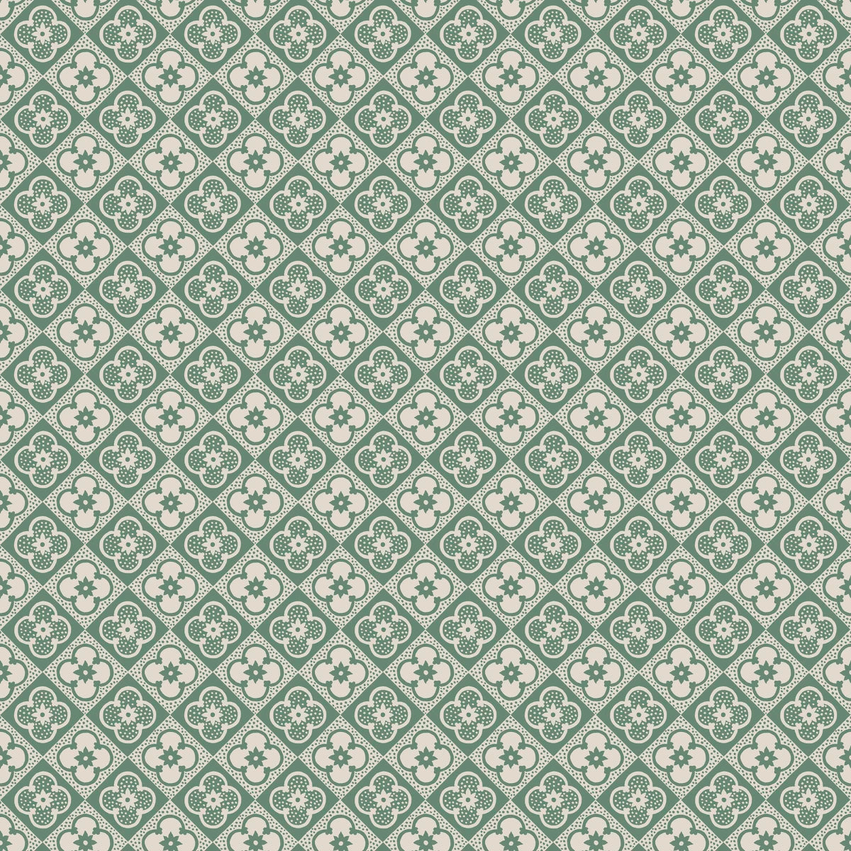 Lyckan Emerald wallpaper by Sandberg – geometric design