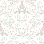 Till Carl Powder Pink wallpaper by Sandberg – botanical design