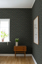 Signe wallpaper by Sandberg in a room setting
