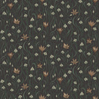 Signe Charcoal wallpaper by Sandberg – botanical design