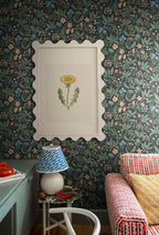 Huset i Solen wallpaper by Sandberg in a room setting