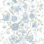 Karins Bukett Sky Blue wallpaper by Sandberg – geometric design
