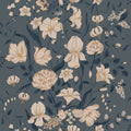 Karins Bukett Indigo wallpaper by Sandberg – geometric design