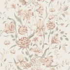 Karins Bukett Powder Pink wallpaper by Sandberg – geometric design