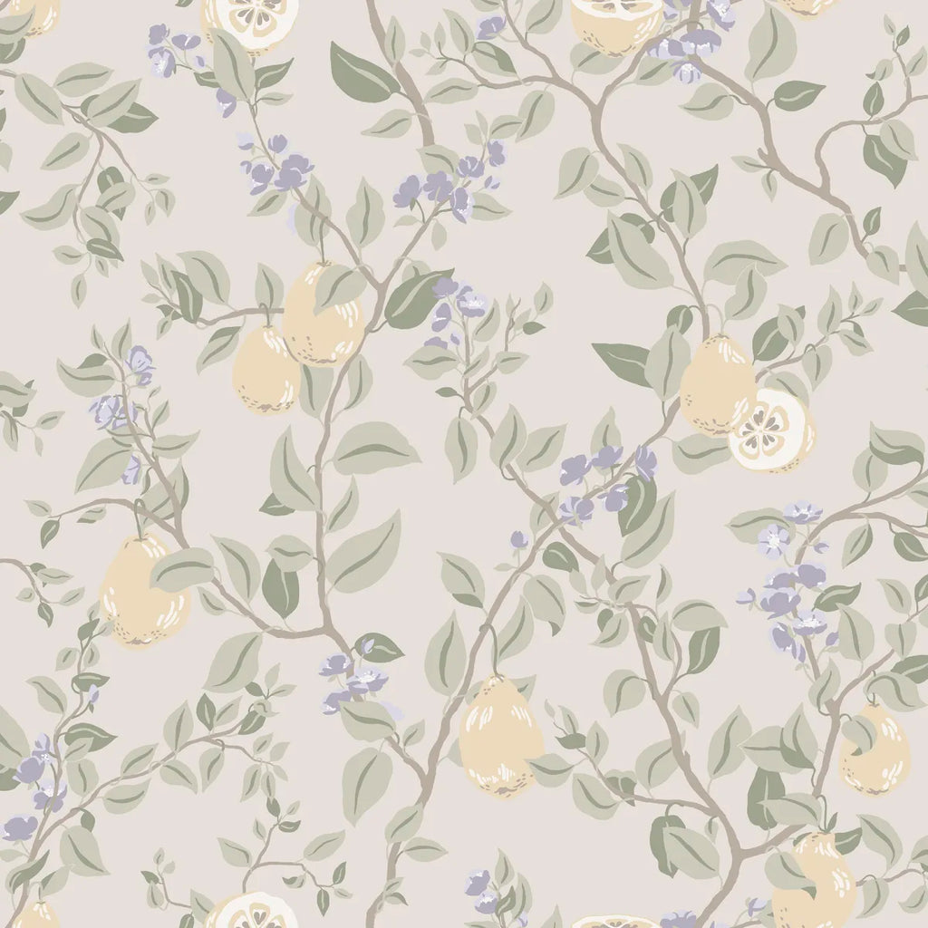 Kvitten Lilac wallpaper by Sandberg – floral design