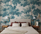 Raphael Mural wall mural by Sandberg – forest & woodland design, Teal