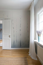Sundborn wall mural by Sandberg – forest & woodland design, White – Winter