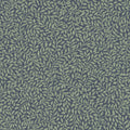 Sigfrid wallpaper by Sandberg, flat swatch of the trailing leaf vine pattern in sage green on a dark navy-blue ground